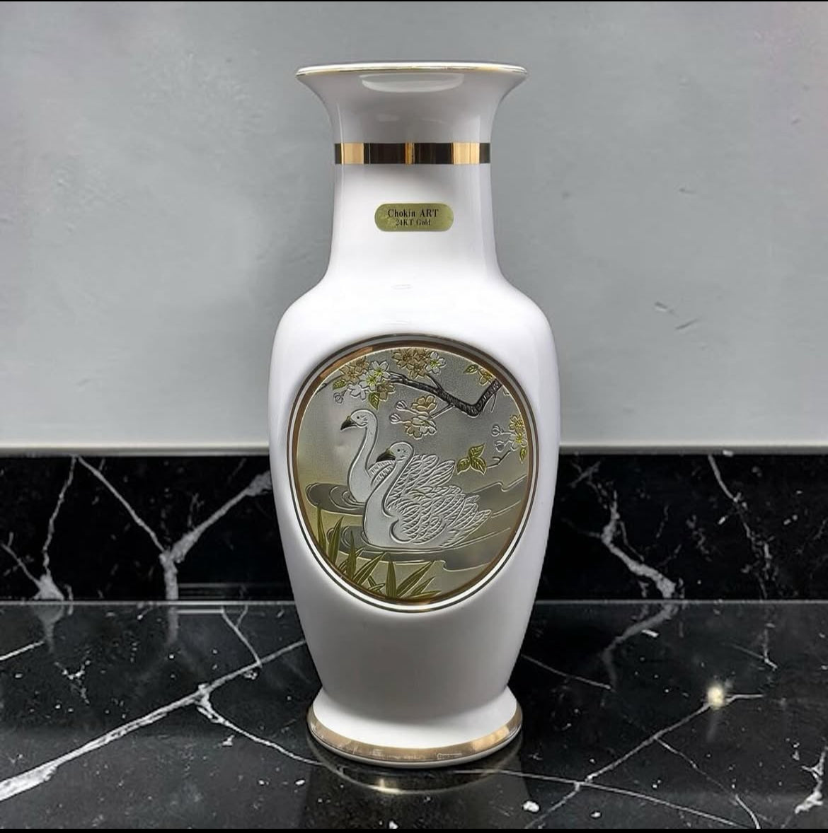 Japanese Porcelain Vase – Chokin Art
