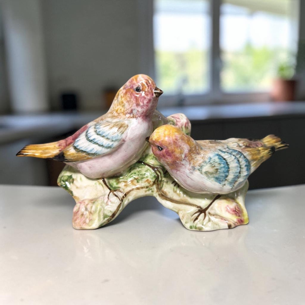 Goldscheider Porcelain Figurine – Birds Motif – Stamped