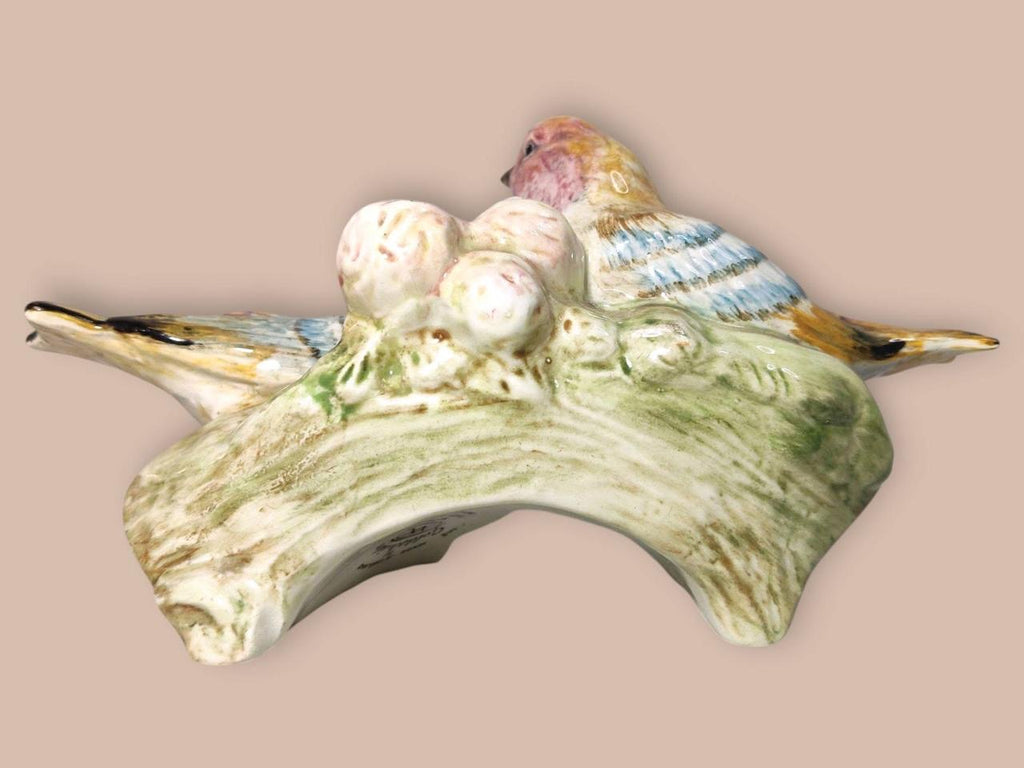 Goldscheider Porcelain Figurine – Birds Motif – Stamped