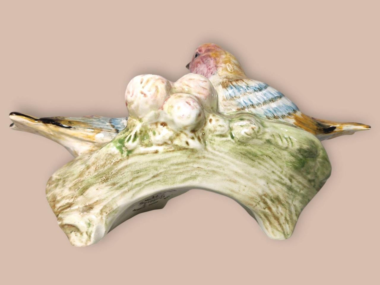 Goldscheider Porcelain Figurine – Birds Motif – Stamped