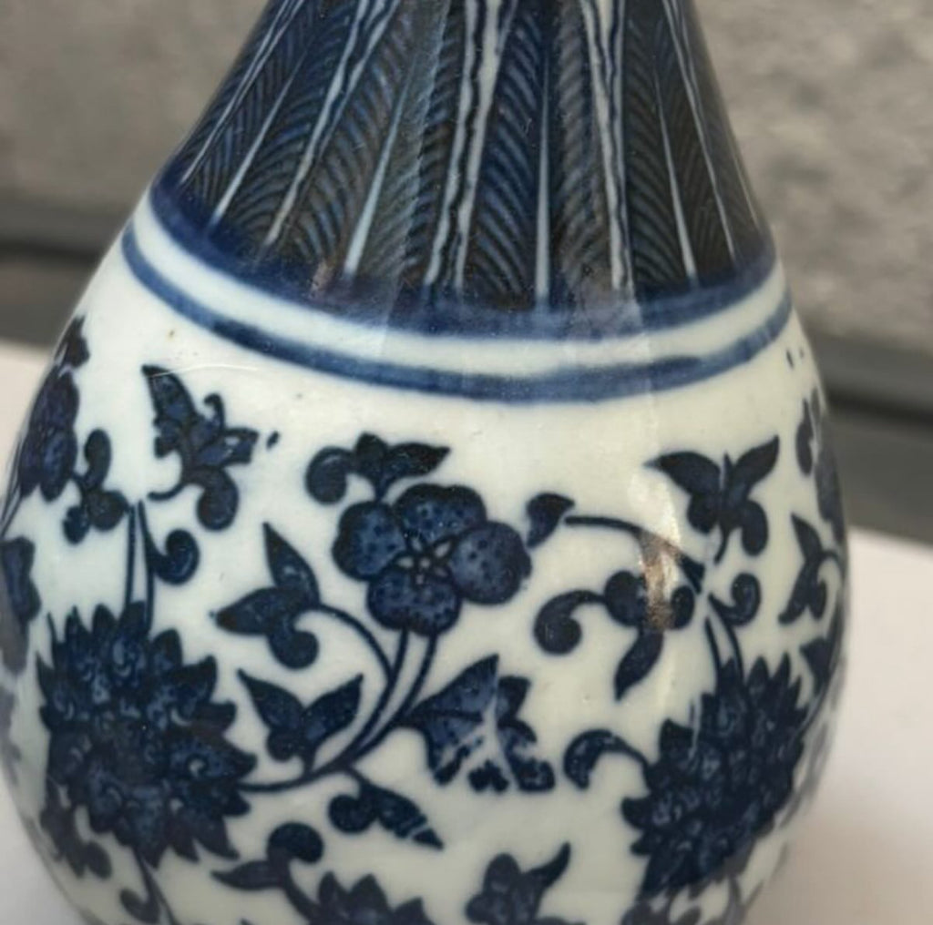 Bleu Blanc Porcelain Vases