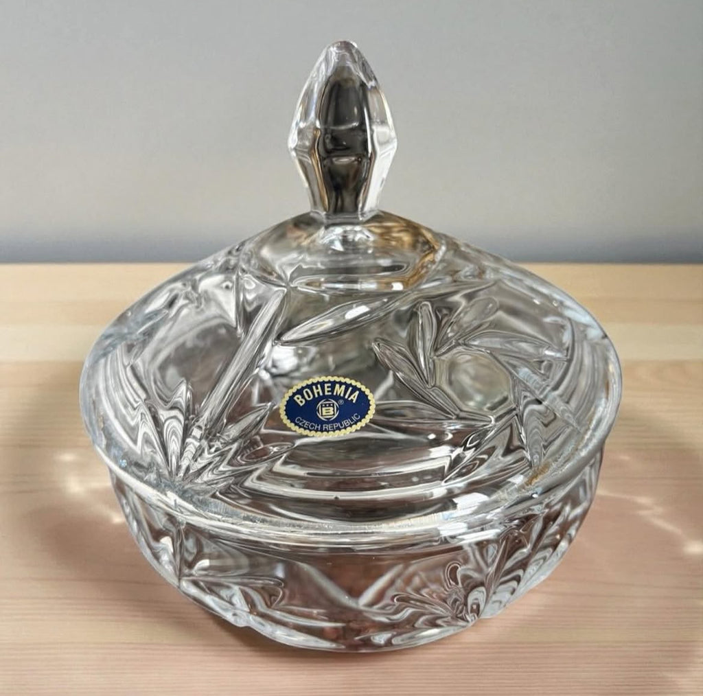 Bohemian Crystal Bonbonnière