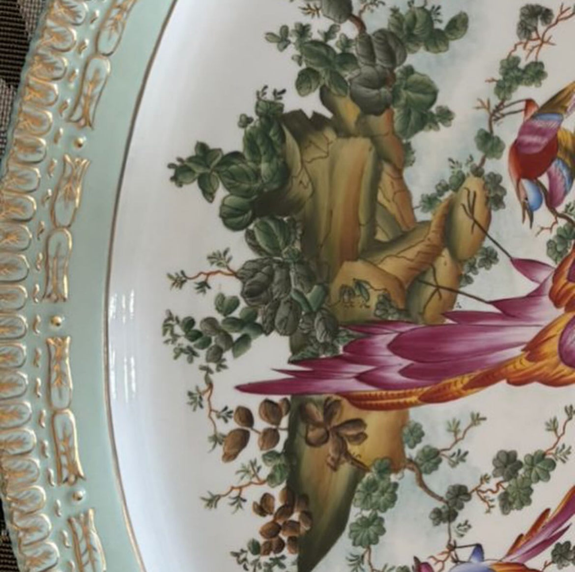 Hand Painted Porcelain Platter