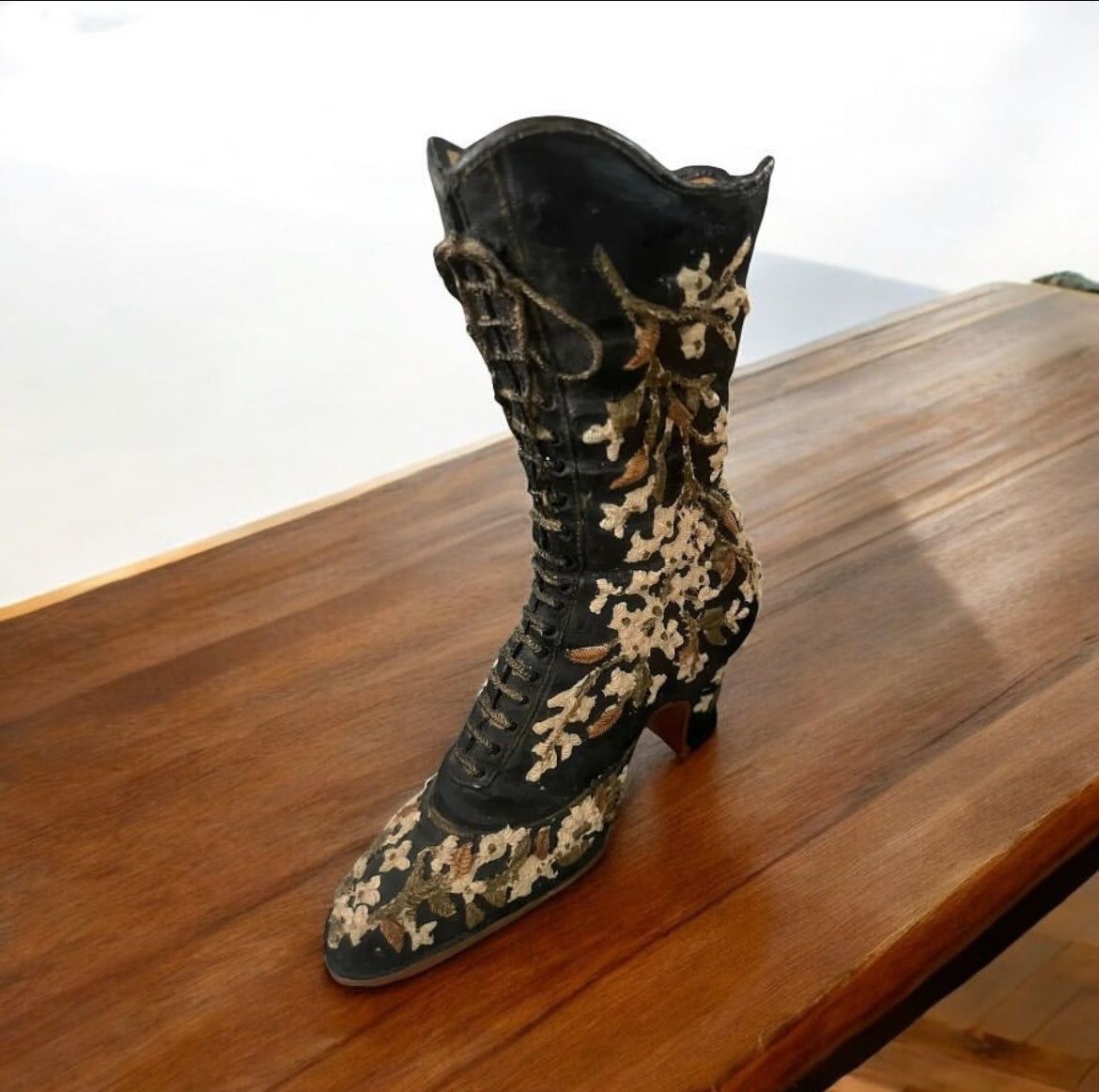 Large Victorian Resin Shoe Model