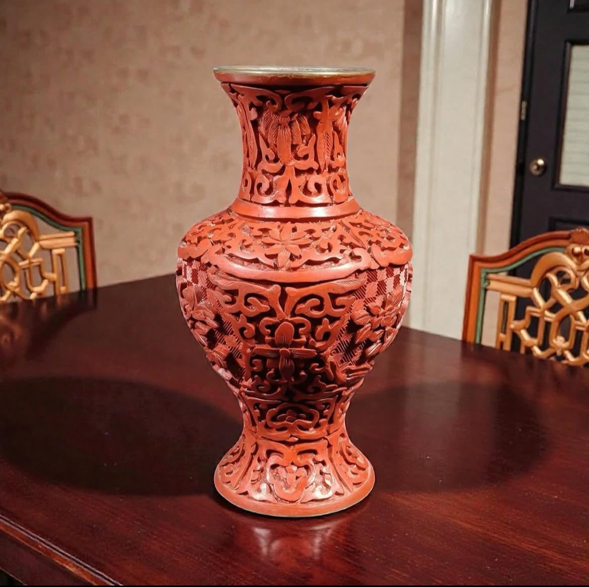 Chinoiserie Lacquer Vases