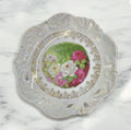 Porcelain Hanging Plate – Floral Motif