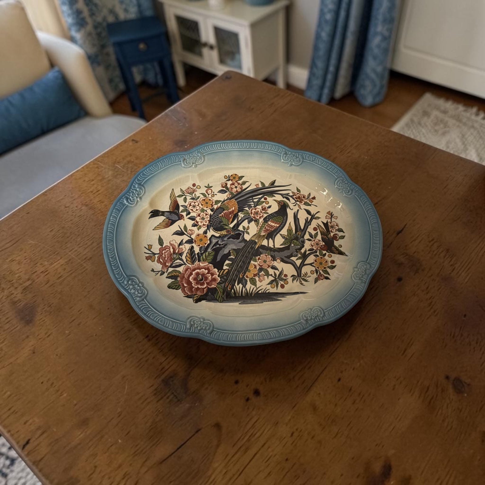 Antique Japanese Crackle Platter – Stamped