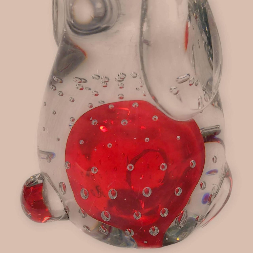 Murano Italian Glass Dog Figurine