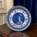 Wedgwood English Bleu Blanc Porcelain Plate – Queen Elizabeth