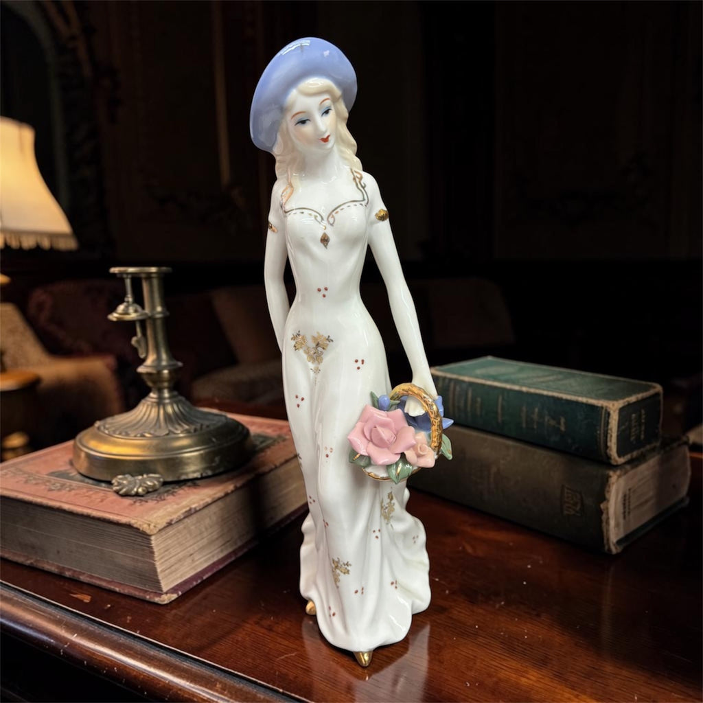 Bleu Blanc Porcelain Figurine – Fine Detailed Design