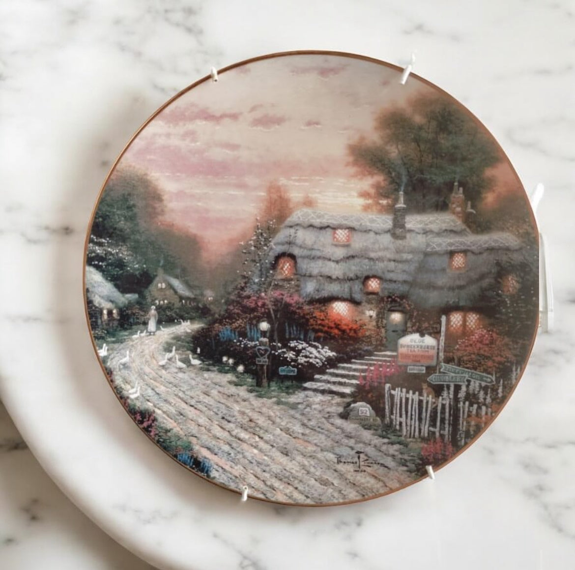 English Porcelain Plate
