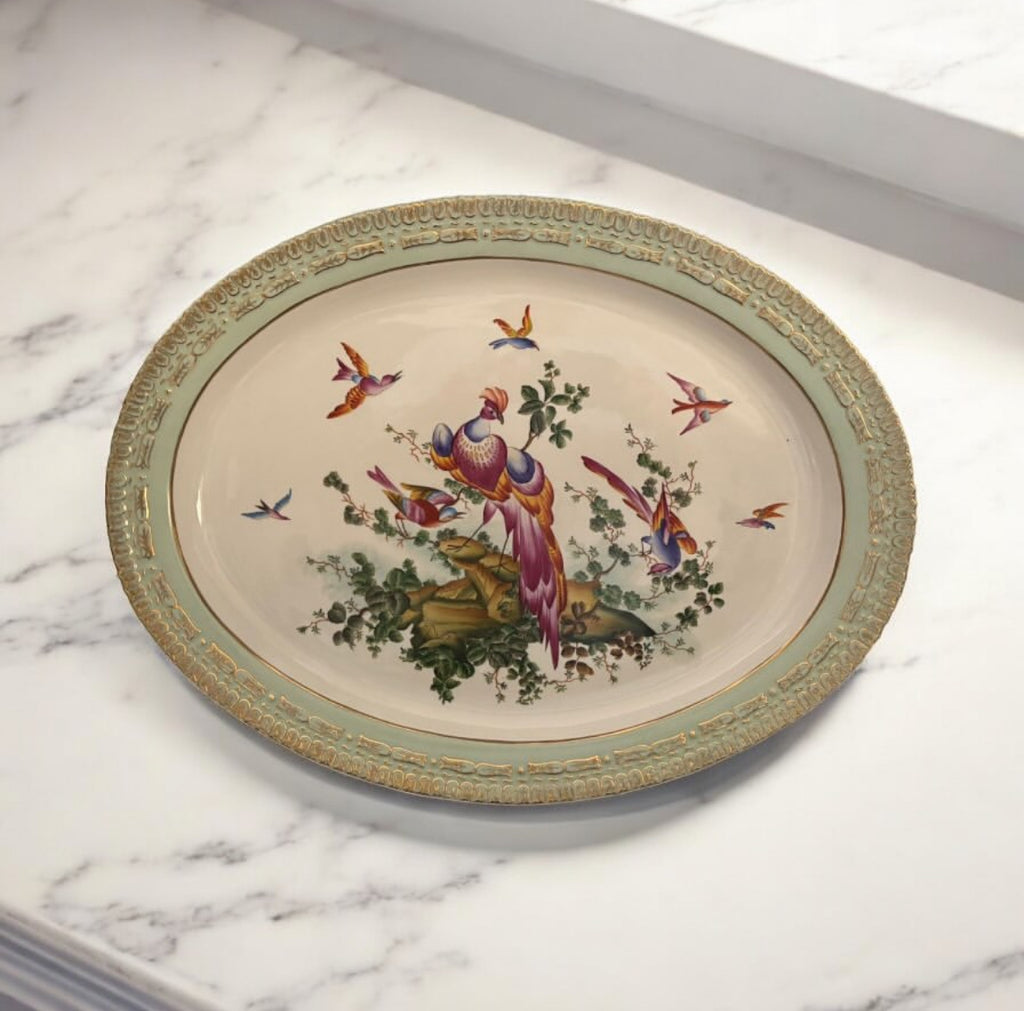 Hand Painted Porcelain Platter