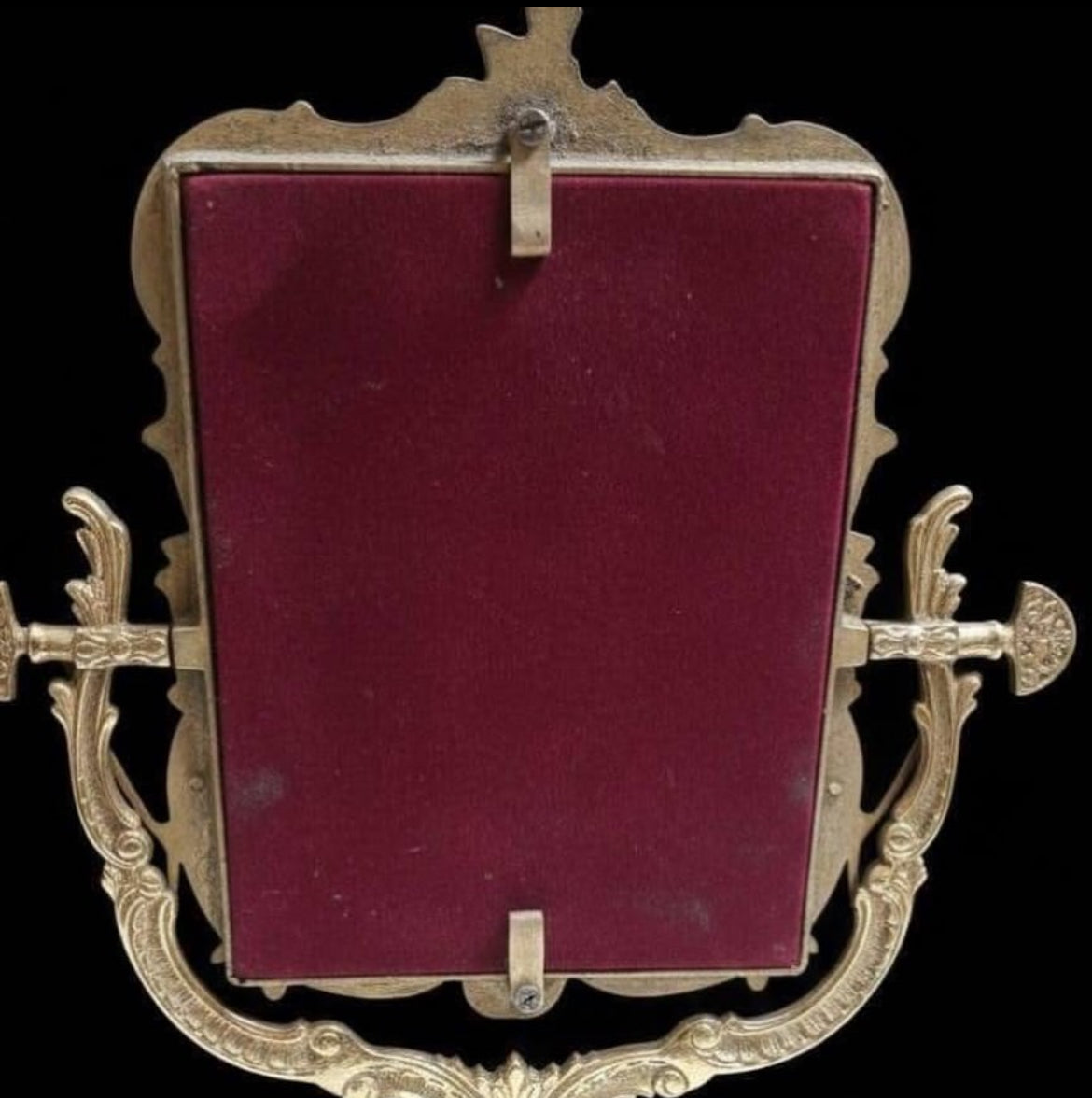 Heavy Brass Mirror – Romeo & Juliet Relief