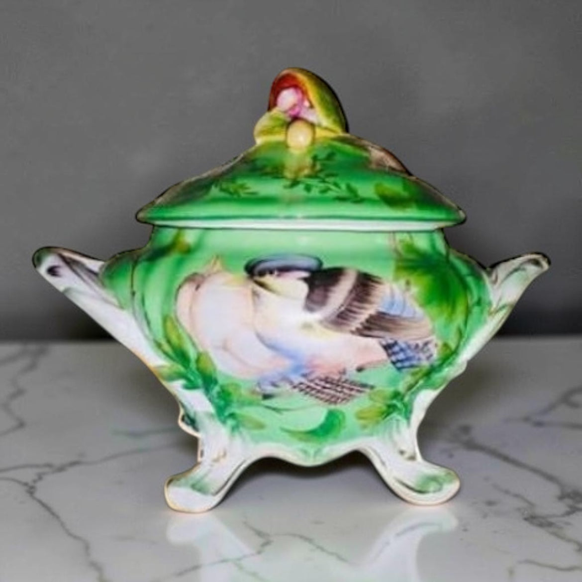 Elegant Meissen Porcelain Bonbonnière