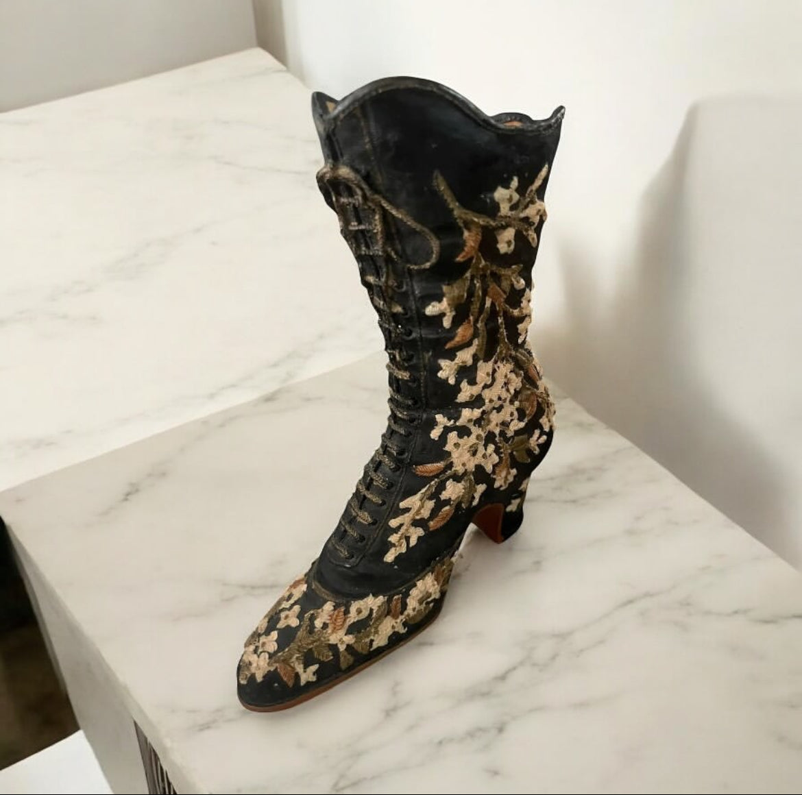 Large Victorian Resin Shoe Model