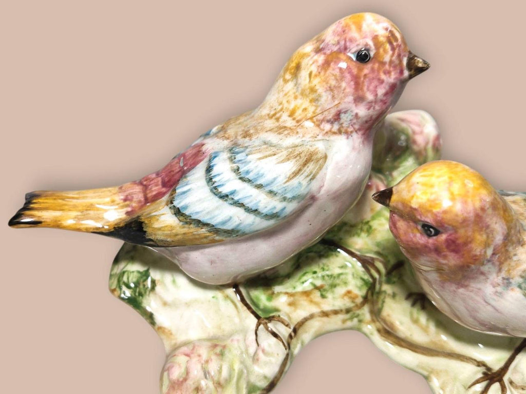 Goldscheider Porcelain Figurine – Birds Motif – Stamped