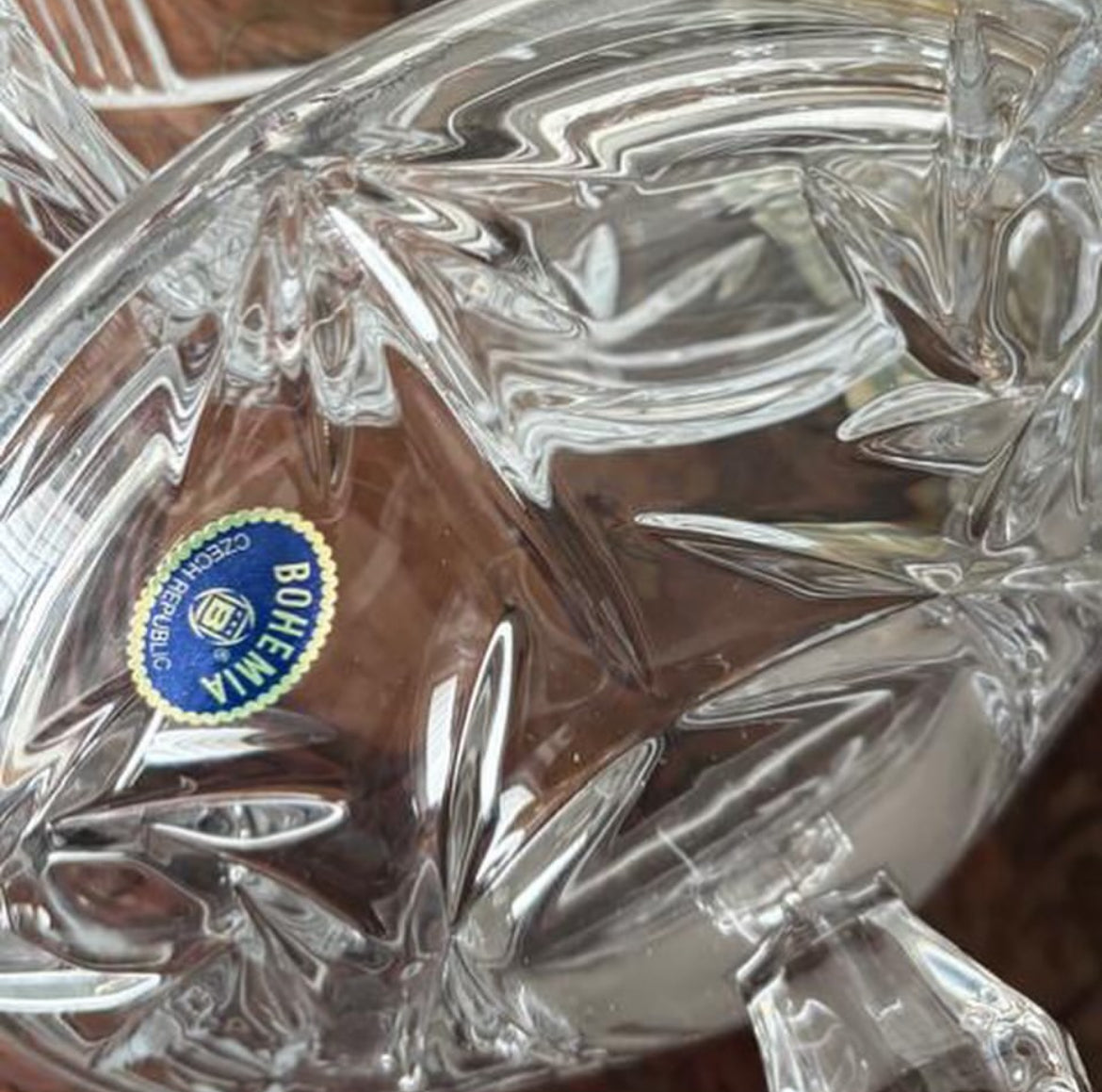 Bohemian Crystal Bonbonnière