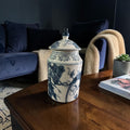 Bleu Blanc Porcelain Ginger Jar