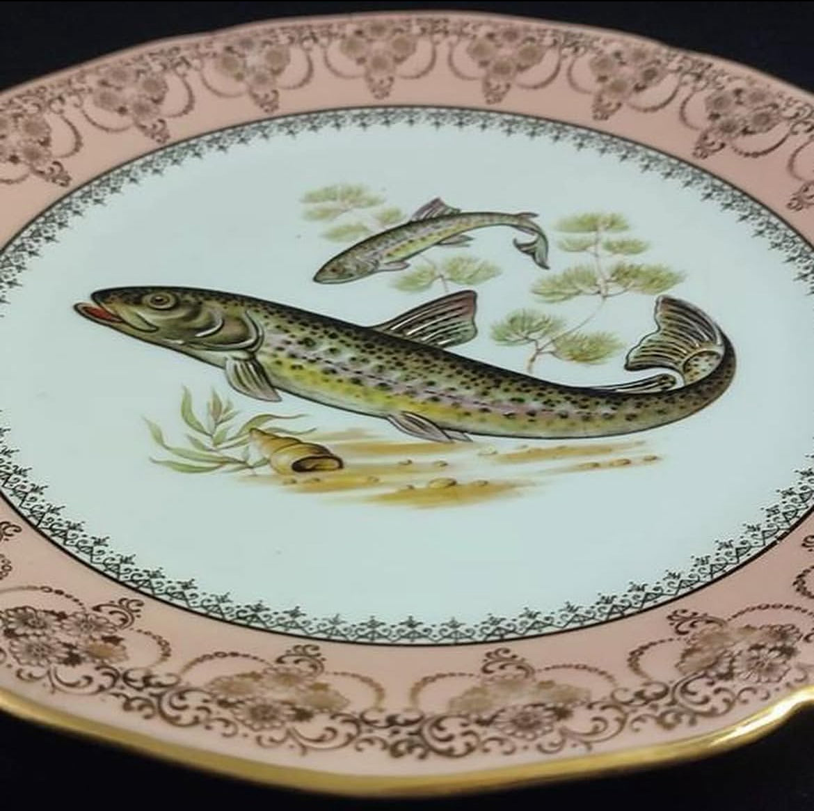 French Limoges Porcelain Plate