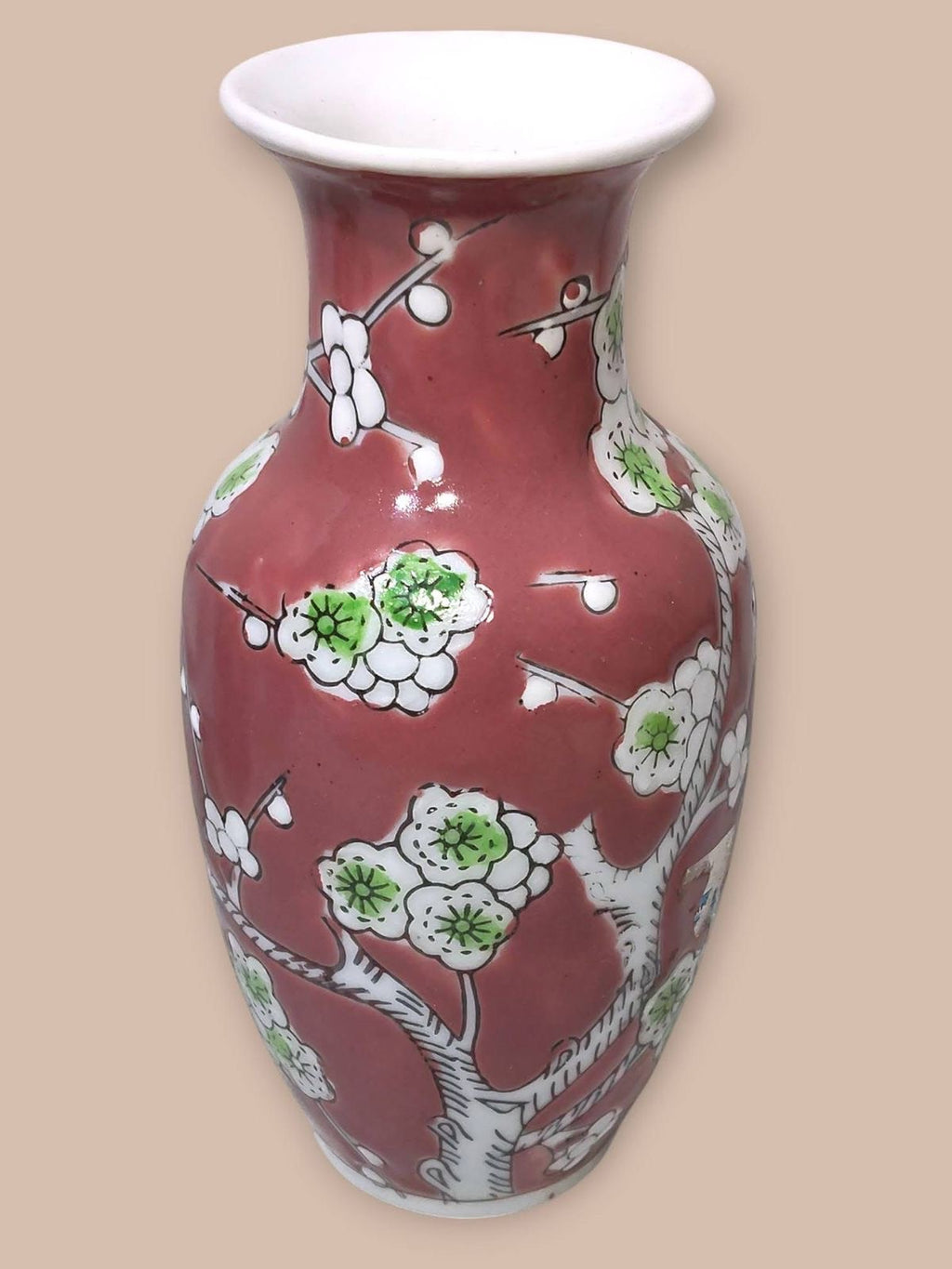 Pair of Chinoiserie Vases – Floral Engraving