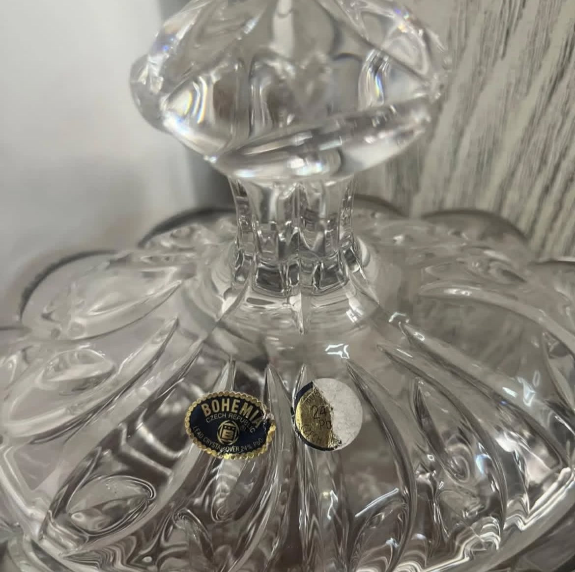 Exquisite Bohemian Crystal Bonbonniere