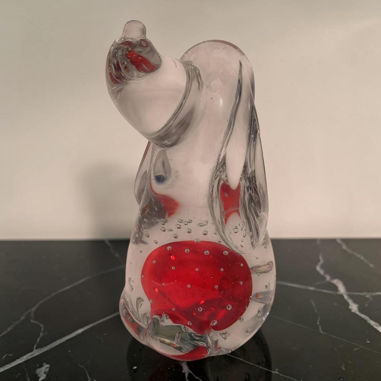 Murano Italian Glass Dog Figurine