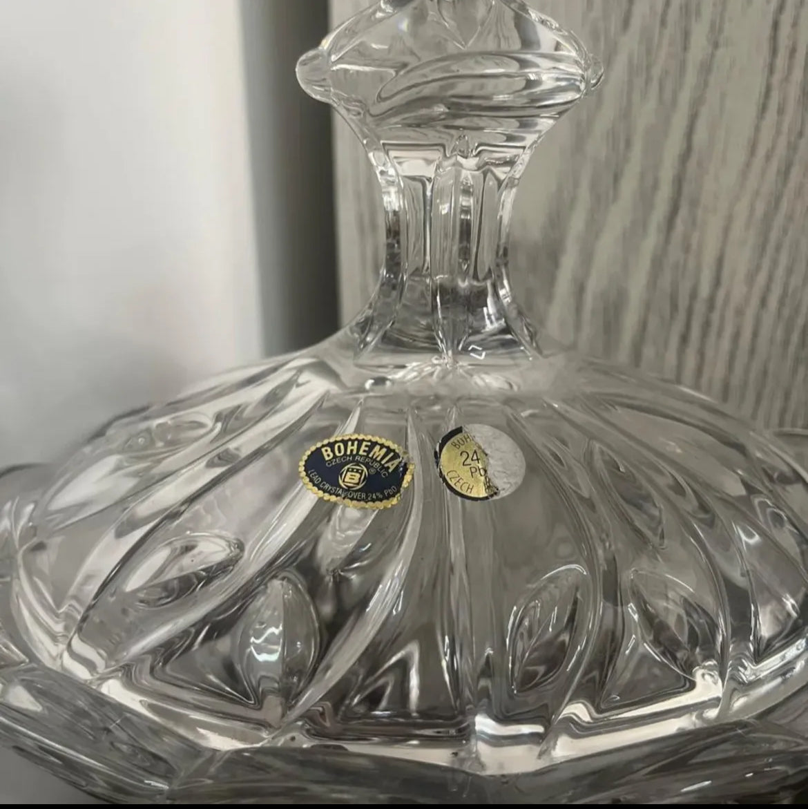 Exquisite Bohemian Crystal Bonbonniere