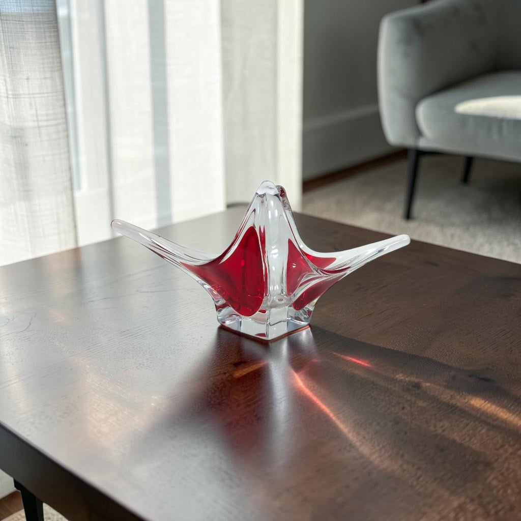 Large Italian Murano Flûteira – Multicolored Art Glass