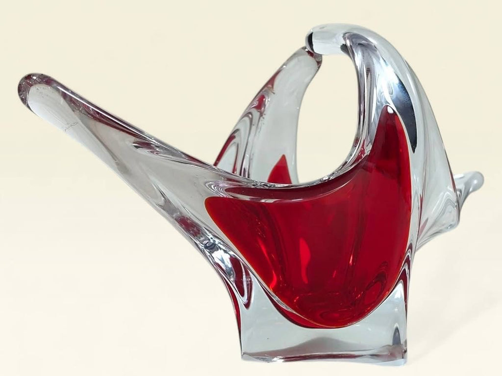 Large Italian Murano Flûteira – Multicolored Art Glass